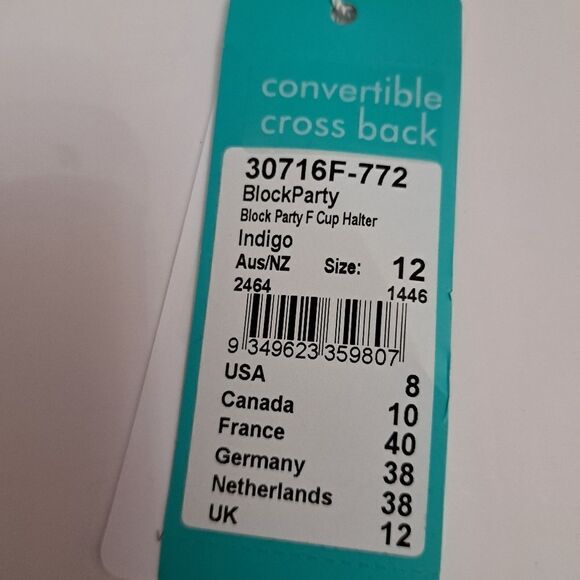 Seafolly‎ Bikini Top Indigo Block Party Swimwear 2 for $30 - Picture 5 of 5